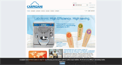 Desktop Screenshot of carpigiani.com