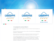 Tablet Screenshot of carpigiani.nl